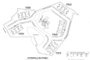 Barron-Stark to provide civil engineering for new 100 unit multi-family project in Stephenville, Tx.